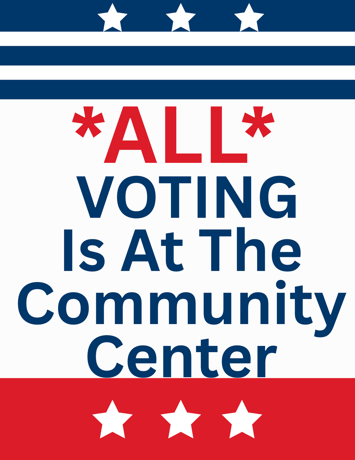 Voting Reminder